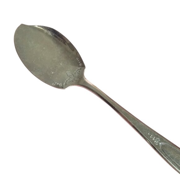 Oneida Silverplate Adam Jelly Server 1917 mid century 6" art deco - Picture 3 of 6